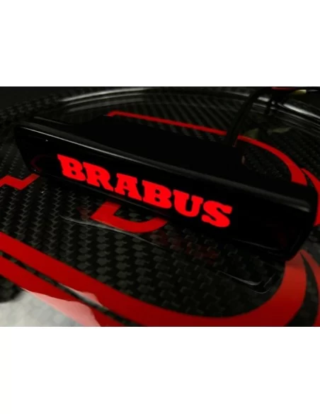  - Logos & Emblems - Brabus LED grille red badge emblem logo for Mercedes W463 G Wagon G63 G500 G55 - 6 - Illuminate your Merced