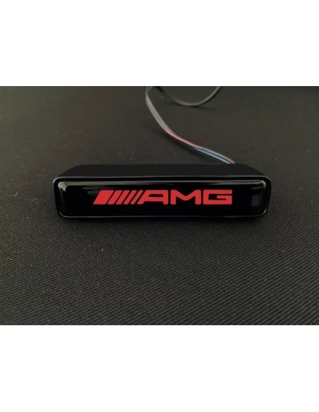  - Logos & Emblems - AMG LED grille red badge emblem logo for Mercedes W463 G Wagon - 2 - Upgrade your Mercedes-Benz W463 G Wago