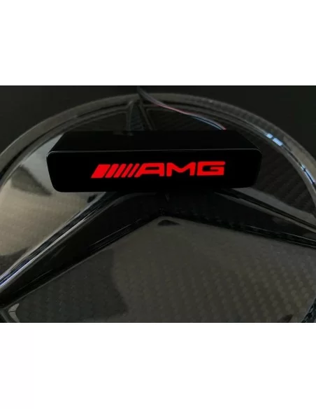  - Logos & Emblems - AMG LED grille red badge emblem logo for Mercedes W463 G Wagon - 6 - Upgrade your Mercedes-Benz W463 G Wago