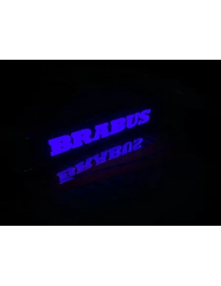  - logo & Emblems - Brabus LED Kühlergrill blaue Plakette Emblem Logo für Mercedes W463 G Wagon - 3 - Veredeln Sie Ihren Mercede