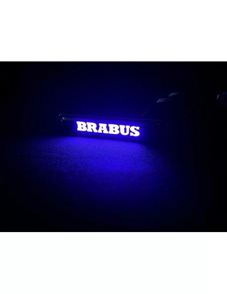  - logo & Emblems - Brabus LED Kühlergrill blaue Plakette Emblem Logo für Mercedes W463 G Wagon - 4 - Veredeln Sie Ihren Mercede