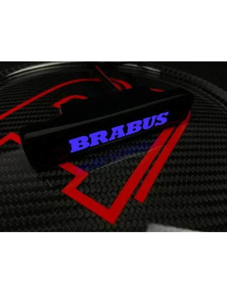  - logo & Emblems - Brabus LED Kühlergrill blaue Plakette Emblem Logo für Mercedes W463 G Wagon - 5 - Veredeln Sie Ihren Mercede