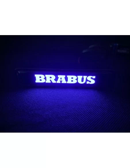  - logo & Emblems - Brabus LED Kühlergrill blaue Plakette Emblem Logo für Mercedes W463 G Wagon - 6 - Veredeln Sie Ihren Mercede