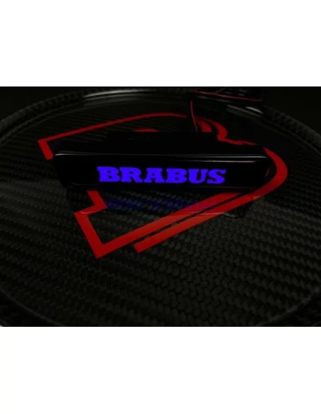  - logo & Emblems - Brabus LED Kühlergrill blaue Plakette Emblem Logo für Mercedes W463 G Wagon - 7 - Veredeln Sie Ihren Mercede