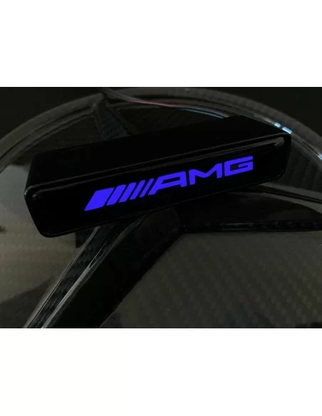  - Logos & Emblems - AMG LED grille blue badge emblem logo for Mercedes W463 G Wagon - 3 - Upgrade your Mercedes-Benz W463 G Wag