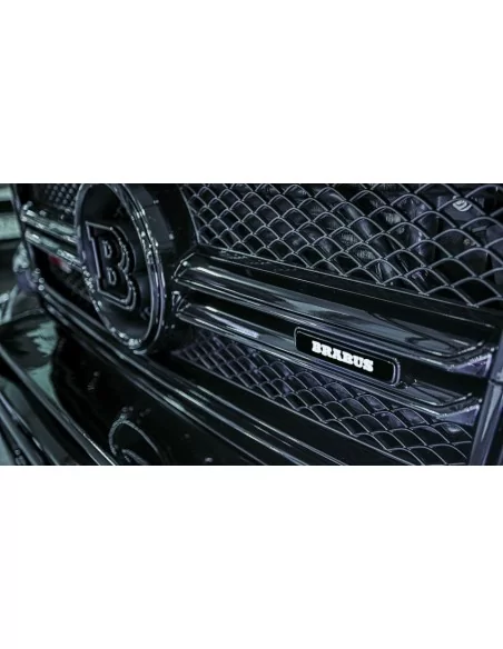  - Logos & Emblems - Brabus LED grille white badge emblem logo for Mercedes W463 G Wagon - 2 - Elevate your Mercedes-Benz W463 G