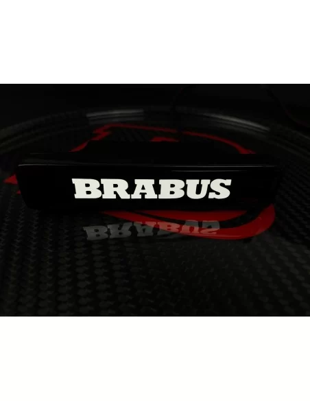  - Logos & Emblems - Brabus LED grille white badge emblem logo for Mercedes W463 G Wagon - 3 - Elevate your Mercedes-Benz W463 G