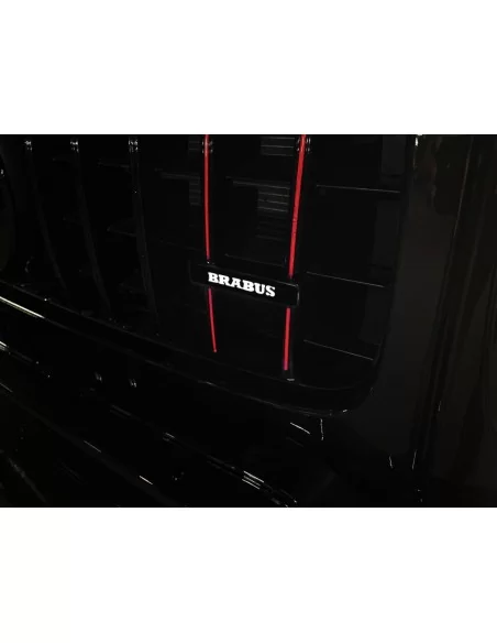  - logo & Emblems - Brabus LED Kühlergrill weiße Plakette Emblem Logo für Mercedes W463 G Wagon - 7 - Erhöhen Sie Ihren Mercedes