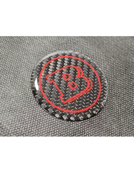  - logo & Emblems - Badge Brabus en fibre de carbone emblème logo 53mm pour Mercedes W463 G Wagon - 5 - Améliorez votre Mercedes