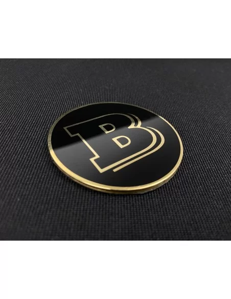  - Logos & Emblems - Metallic Brabus 53mm round emblem badge logo for Mercedes W463 G Wagon - 5 - Buy the metallic Brabus round 