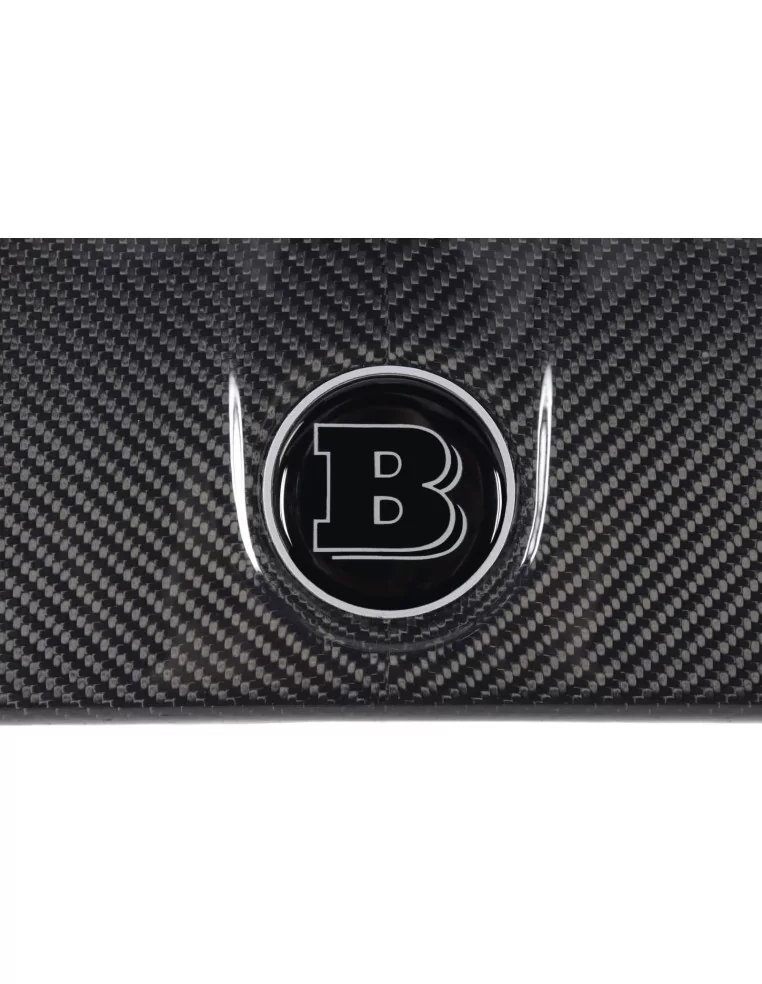  - Logos & Emblems - 2-component grey metallic Brabus logo emblem hood trunk Mercedes G-Wagon G-Class W463 - 1 - Buy the grey me