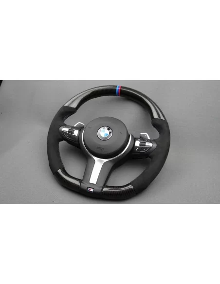  - Steering Wheels - 宝马 F30 F15 F16 碳阿尔坎塔拉方向盘 - 2 - 从 Tuneverse 购买宝马 F30 F15 F16 碳阿尔坎塔拉方向盘！今天就提升您的驾驶体验！✨