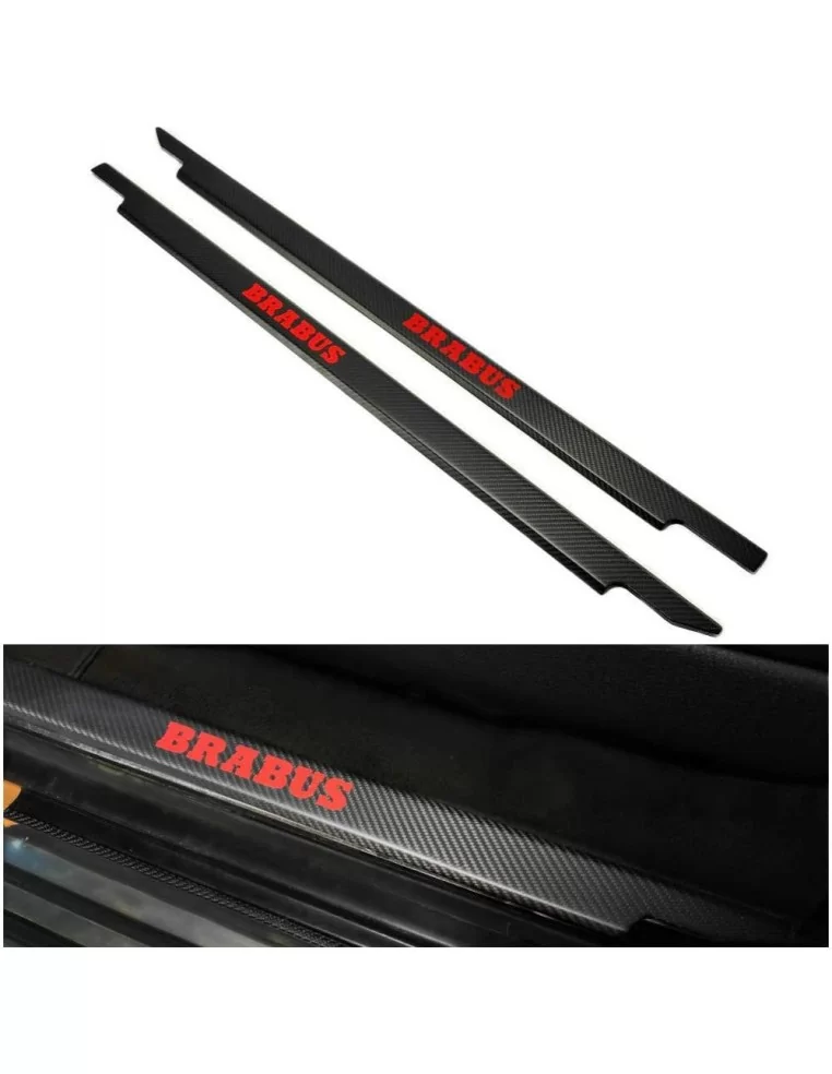  - Mercedes-Benz - Carbon fiber Brabus Door Sills 2 pcs for Mercedes-Benz W463 3-door G-Class red - 1 - Upgrade your Mercedes W4