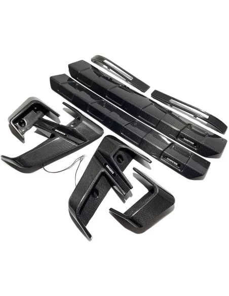  - Mercedes-Benz - Carbon fiber Brabus Widestar exterior trim body kit set insertions Mercedes G-Class W463A - 9 - Transform you