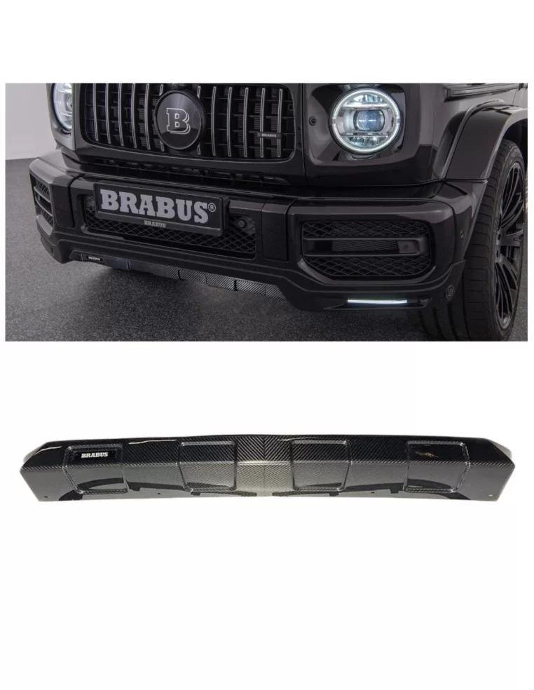  - Mercedes Benz - Difusor delantero de fibra de carbono AMG para G63 parachoques labio spoiler Mercedes-Benz W463a Clase G - 1 