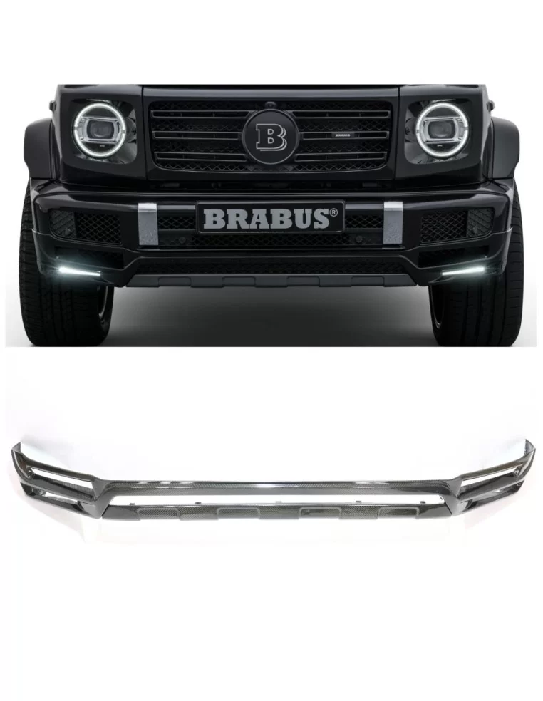  - Mercedes-Benz - 用于梅赛德斯-奔驰 W463a W464 的 BRABUS G500 碳纤维前唇扰流器 - 1 - 使用我们的碳纤维前唇扰流板提升您的梅赛德斯-奔驰 W463A W464 G500 的档次。体验更强的空气动力学性能和风