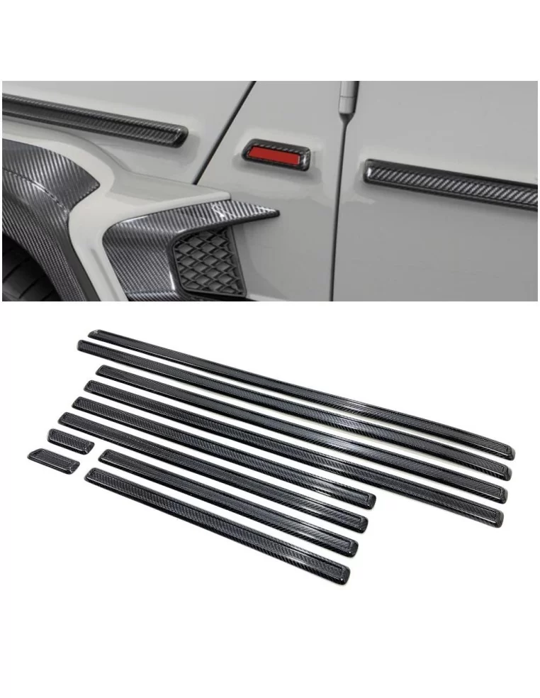  - Mercedes-Benz - Carbon fiber Brabus side mouldings trim Rocket G900 for Mercedes-Benz W463a W464 - 1 - Upgrade your Mercedes-