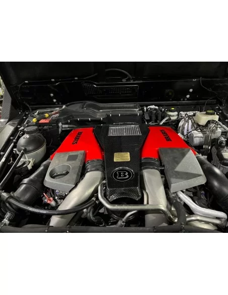  - Mercedes-Benz - 红色 Brabus 发动机空气滤清器本体，适用于梅赛德斯-奔驰 W463 G 级轿车 G63 - 3 - 使用我们的红色 Brabus 发动机空气滤清器更换件升级您的梅赛德斯-奔驰 W463。毫不费力地提升性能和风格！