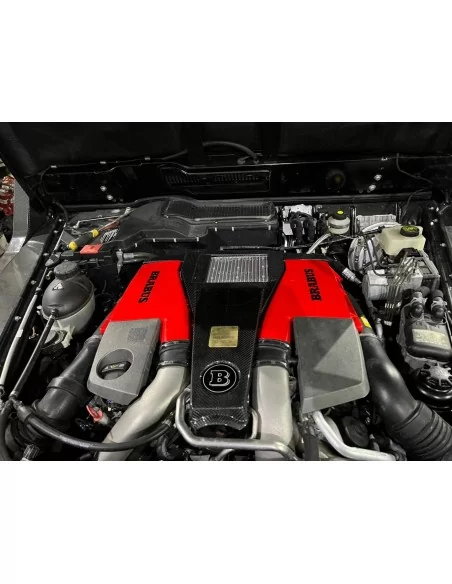  - Mercedes-Benz - 红色 Brabus 发动机空气滤清器本体，适用于梅赛德斯-奔驰 W463 G 级轿车 G63 - 4 - 使用我们的红色 Brabus 发动机空气滤清器更换件升级您的梅赛德斯-奔驰 W463。毫不费力地提升性能和风格！