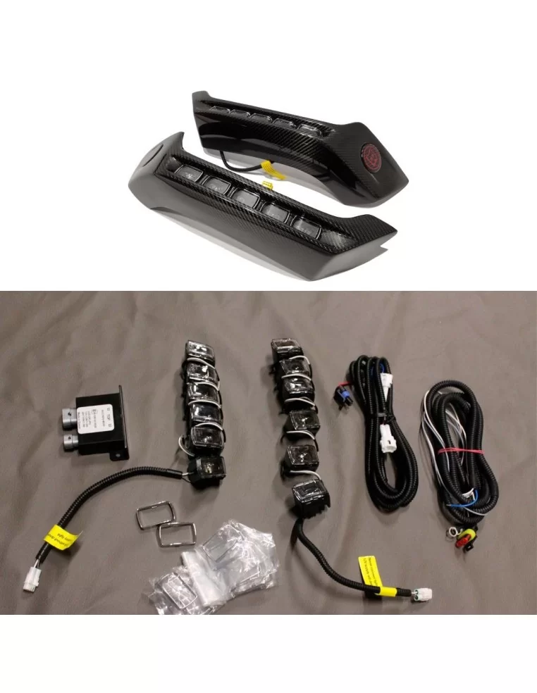  - Mercedes-Benz - Nolden LED drl，用于前保险杠 Brabus 式扰流板 梅赛德斯 W463 1979-2018 - 1 - 为您的梅赛德斯 W463（1979-2018）前保险杠 Brabus 扰流板配备 Nolden L