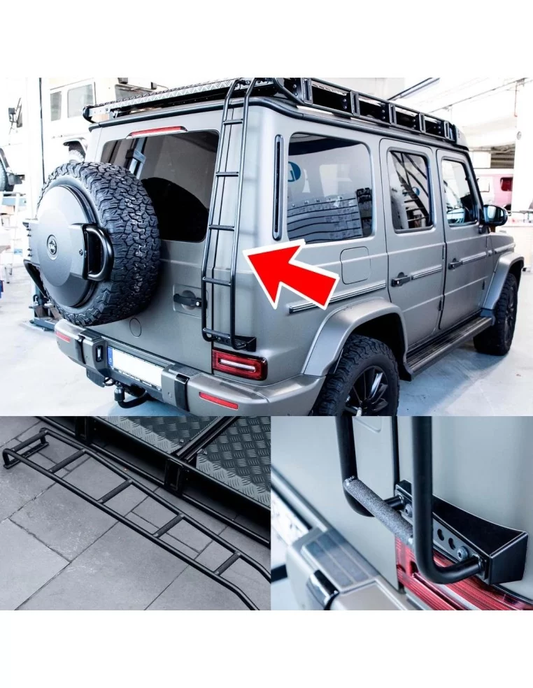  - Mercedes Benz - Dachaufstiegsleiter für Mercedes-Benz W463A 4x4 G-Wagon - 1 - Erleichtern Sie sich den Zugang zu Ihrem Dach m