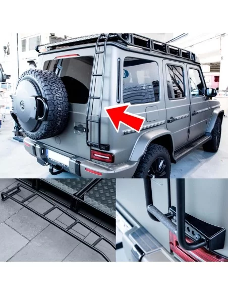  - Mercedes-Benz - Roof Access Ladder for Mercedes-Benz W463A 4x4 G-Wagon - 1 - Easily access your roof with this Roof Access La