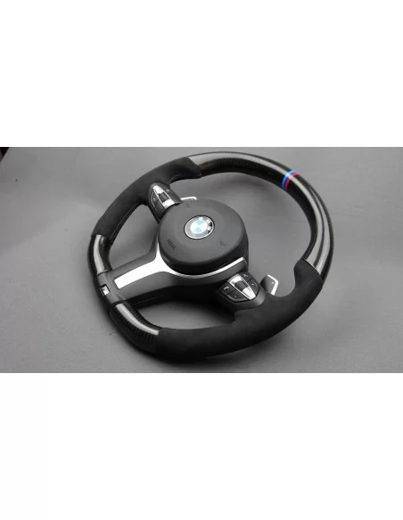  - Steering Wheels - 宝马 F30 F15 F16 碳阿尔坎塔拉方向盘 - 4 - 从 Tuneverse 购买宝马 F30 F15 F16 碳阿尔坎塔拉方向盘！今天就提升您的驾驶体验！✨