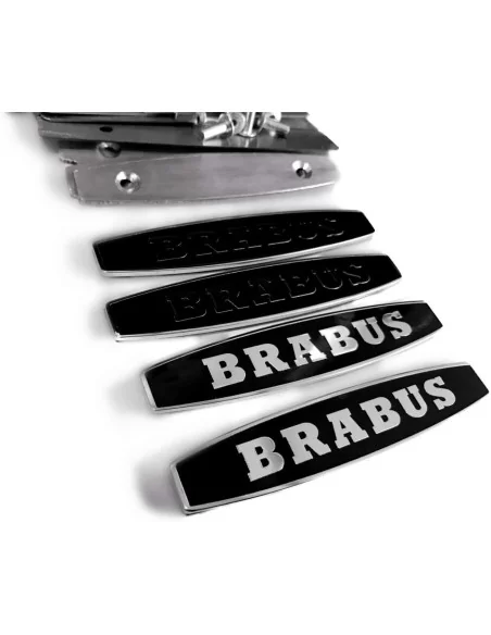  - Logos & Emblems - 适用于梅赛德斯-奔驰 W463 G 系列的 Brabus 金属地垫地毯徽章徽章，一套 4 件 - 2 - 为您的梅赛德斯-奔驰W463换上金属质感的Brabus地毯徽章。为您的爱车增添优雅与时尚。✌️✨