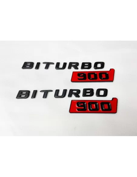  - Logos & Emblems - 用于梅赛德斯-奔驰 W463 G 级轿车的金属 Brabus Biturbo 900 徽标徽章套件 - 2 - 金属Brabus Biturbo 900徽章套装可提升您的梅赛德斯-奔驰W463的档次。为您的爱车增添