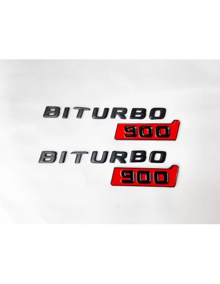  - Logos & Emblems - 用于梅赛德斯-奔驰 W463 G 级轿车的金属 Brabus Biturbo 900 徽标徽章套件 - 6 - 金属Brabus Biturbo 900徽章套装可提升您的梅赛德斯-奔驰W463的档次。为您的爱车增添