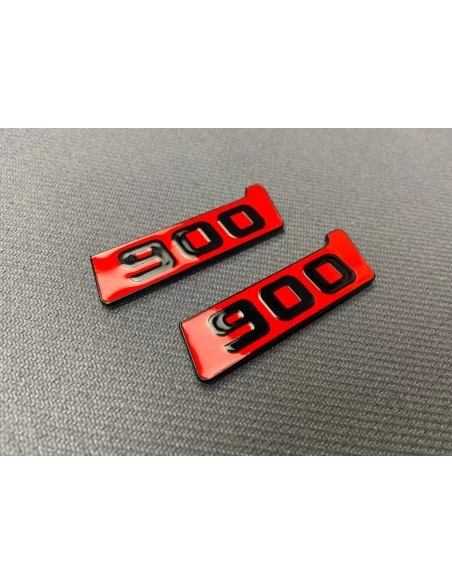  - Logos & Emblems - Metallic Brabus 900 fenders emblem logo badges for Mercedes-Benz W463 G-Class - 2 - Upgrade your Mercedes-B