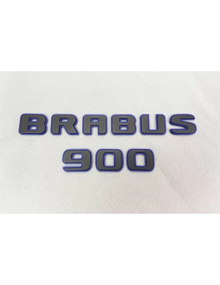  - Logos & Emblems - Metallic Brabus 900 ROCKET black blue emblems badges set for Mercedes-Benz G-Class W463A - 5 - Upgrade your