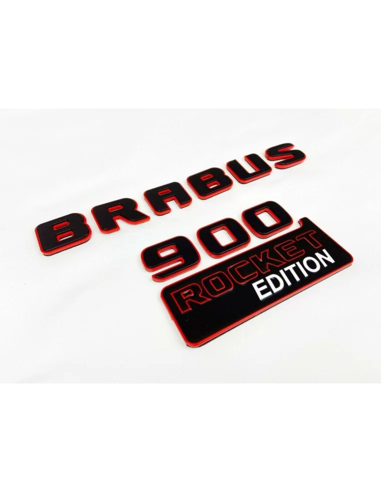  - Logos & Emblems - 用于梅赛德斯-奔驰 G 级 W463A 的金属 Brabus 900 ROCKET 版徽章徽章套件 - 1 - 获取适用于梅赛德斯-奔驰 W463A 的 Metallic Brabus 900 ROCKET Edi