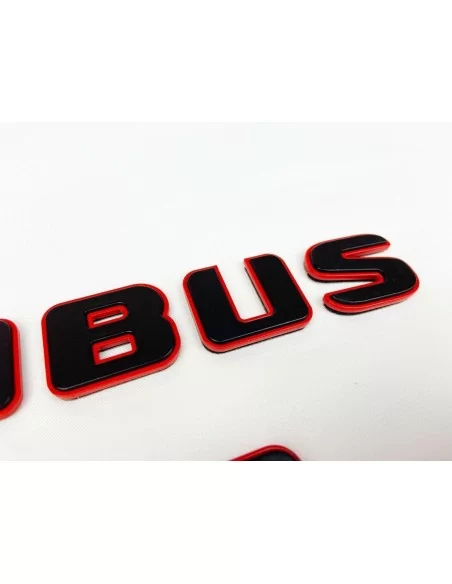  - logo & Emblems - Metallic Brabus 900 ROCKET edition Embleme Satz für Mercedes-Benz G-Klasse W463A - 5 - Holen Sie sich die Br