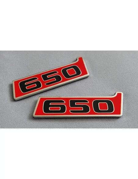  - logo & Emblems - Metallic Brabus 650 Kotflügel-Emblem Logo-Plaketten für Mercedes-Benz W463 G-Klasse - 2 - Veredeln Sie Ihren