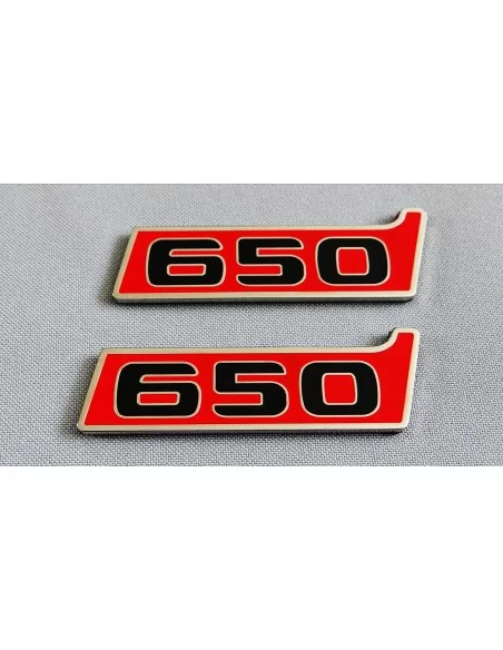  - Logos & Emblems - Metallic Brabus 650 fenders emblem logo badges for Mercedes-Benz W463 G-Class - 3 - Enhance your Mercedes-B