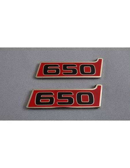  - logo & Emblems - Metallic Brabus 650 Kotflügel-Emblem Logo-Plaketten für Mercedes-Benz W463 G-Klasse - 5 - Veredeln Sie Ihren