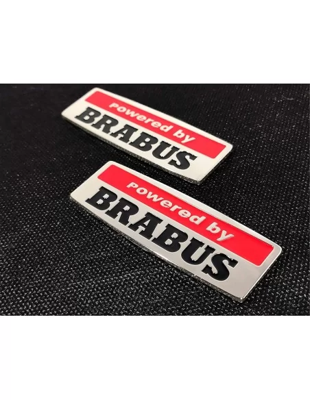  - logo & Emblems - Metalowa naklejka z logo na błotnik w stylu Brabus - 3 - Ulepsz wygląd swojego samochodu dzięki metalowemu e