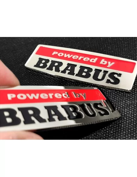  - logo & Emblems - Powered by Brabus style fender emblem metal badge sticker logo - 4 - Améliorez le look de votre voiture avec