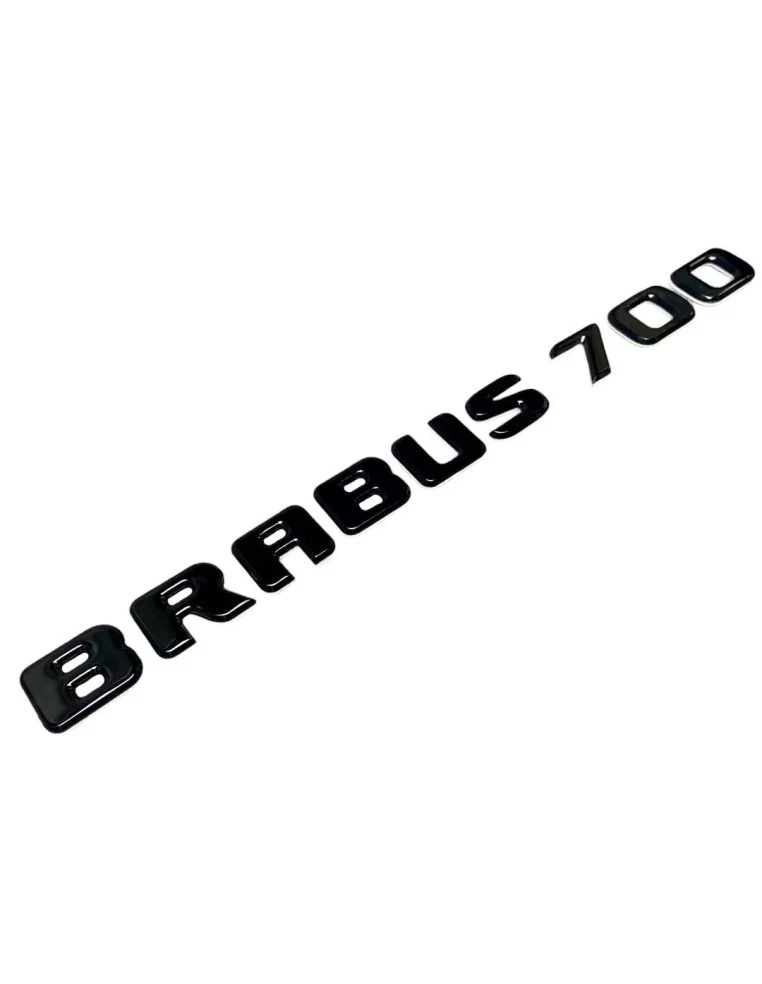  - Logos & Emblems - Metallic black Brabus 700 emblem logo badges for Mercedes-Benz W463 G-Class - 1 - Enhance your Mercedes-Ben