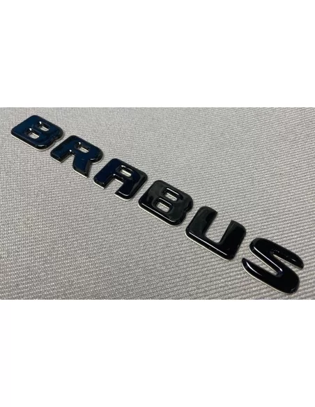  - logo & Emblems - Metaliczne czarne plakietki z logo Brabus 700 dla Mercedes-Benz W463 G-Class - 3 - Wzbogać swój Mercedes-Ben