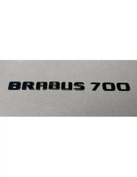  - Logos & Emblems - Metallic black Brabus 700 emblem logo badges for Mercedes-Benz W463 G-Class - 4 - Enhance your Mercedes-Ben