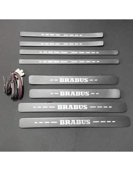  - Mercedes-Benz - Metallic BRABUS LED Illuminated door sills for Mercedes Benz W223 - 1 - Buy Metallic BRABUS LED Illuminated D