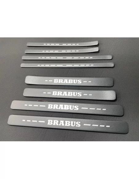  - Mercedes-Benz - Metallic BRABUS LED Illuminated door sills for Mercedes Benz W223 - 2 - Buy Metallic BRABUS LED Illuminated D