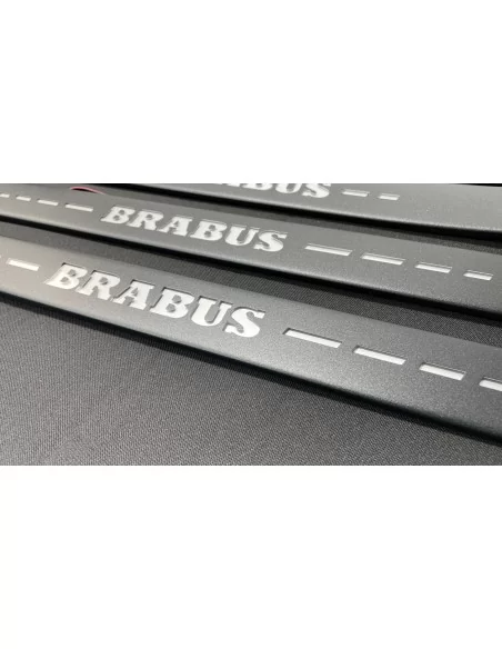  - Mercedes Benz - Metaliczne podświetlane progi drzwi BRABUS LED do Mercedes Benz W223 - 5 - Kup metaliczne podświetlane progi 