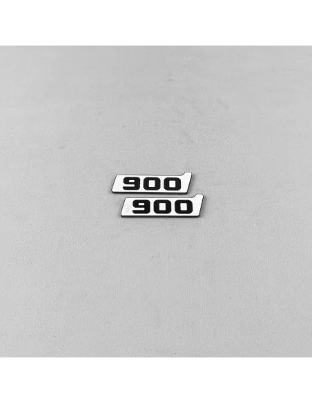  - Logos & Emblems - Metallic Brabus 900 white fenders emblem logo badges for Mercedes-Benz W463A G-Class - 4 - Upgrade your Mer