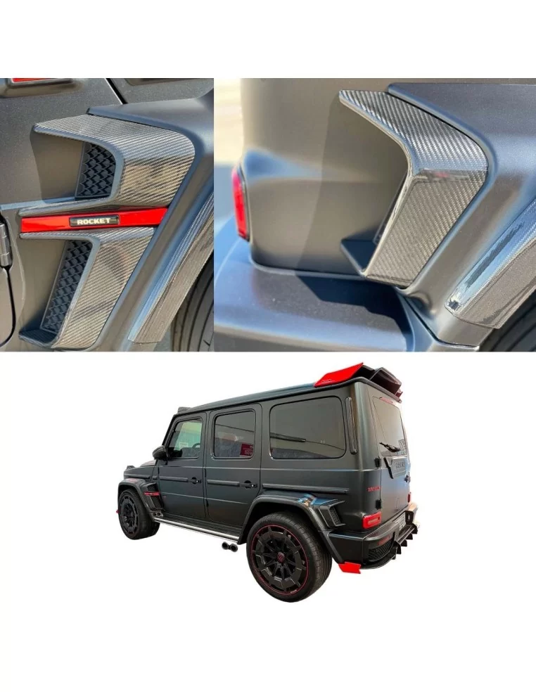  - Mercedes Benz - Zestaw wykończenia nadwozia Brabus Widestar Rocket z włókna węglowego Mercedes G-Class - 1 - Odmień swój Merc