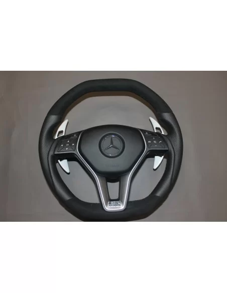  - Steering Wheels - 梅赛德斯-奔驰 CLA CLS GLE 皮革阿尔坎塔拉方向盘 - 1 - 梅赛德斯-奔驰CLA、CLS、GLE Alcantara真皮方向盘，提升您的驾驶体验。时尚与舒适的完美融合！✉️❄️