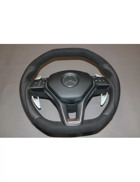  - Steering Wheels - 梅赛德斯-奔驰 CLA CLS GLE 皮革阿尔坎塔拉方向盘 - 2 - 梅赛德斯-奔驰CLA、CLS、GLE Alcantara真皮方向盘，提升您的驾驶体验。时尚与舒适的完美融合！✉️❄️