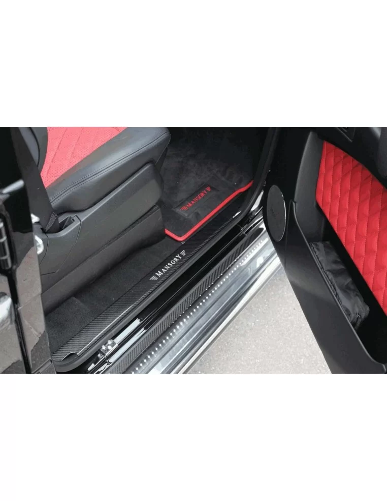  - Mercedes-Benz - Carbon fiber Mansory illuminated entrance panels for Mercedes-Benz W463 - 1 - Buy Carbon Fiber Mansory Illumi